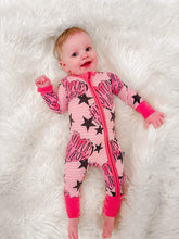 Load image into Gallery viewer, Pucker Up Cowboy Bamboo Sleeper (FINAL SALE)