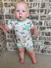 Load image into Gallery viewer, Airplane Bamboo Short Set (FINAL SALE)