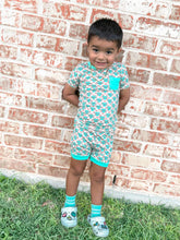 Load image into Gallery viewer, Checkered Mama's Boy Bamboo Short Set (FINAL SALE)