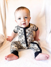 Load image into Gallery viewer, Daddy's Little Cowboy Short Sleeve Bamboo Sleeper (FINAL SALE)