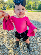 Load image into Gallery viewer, Bell Sleeve Leos & Tops (multiple colors)