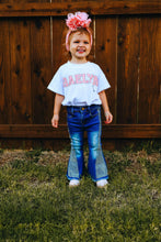 Load image into Gallery viewer, Bedazzled Denim Flares