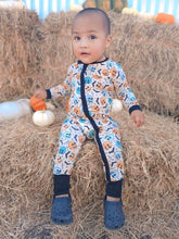 Load image into Gallery viewer, Bat To The Bone Bamboo Sleeper (FINAL SALE) SIZES NB, 3/6M, 6/12M