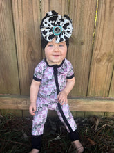 Load image into Gallery viewer, Daddy's Little Cowgirl Short Sleeve Bamboo Sleeper (FINAL SALE)