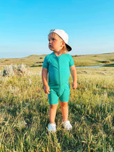Load image into Gallery viewer, Lasso Lagoon Bamboo Shortie Romper