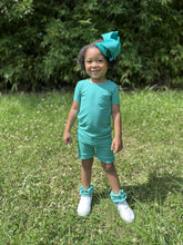 Load image into Gallery viewer, Lasso Lagoon Bamboo Short Set