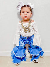 Load image into Gallery viewer, Rodeo Queen denim bells (5 options)