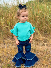 Load image into Gallery viewer, Rodeo Queen denim bells (5 options)