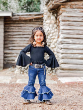 Load image into Gallery viewer, Rodeo Queen denim bells (5 options)