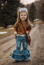 Load image into Gallery viewer, Rodeo Queen denim bells (5 options)
