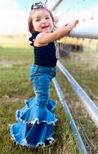 Load image into Gallery viewer, Rodeo Queen denim bells (5 options)