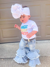 Load image into Gallery viewer, Rodeo Queen denim bells (5 options)