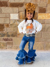 Load image into Gallery viewer, Rodeo Queen denim bells (5 options)