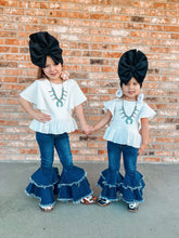 Load image into Gallery viewer, Rodeo Queen denim bells (5 options)