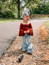 Load image into Gallery viewer, Rodeo Queen denim bells (5 options)