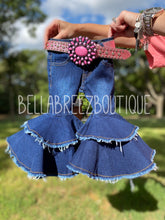 Load image into Gallery viewer, Rodeo Queen denim bells (5 options)