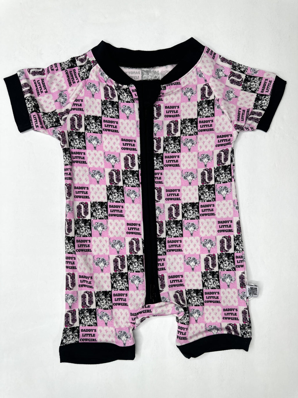 Daddy's Little Cowgirl Bamboo Shortie Romper (FINAL SALE)