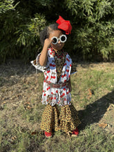Load image into Gallery viewer, Cheetah Double Bell Bottoms
