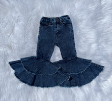 Load image into Gallery viewer, Acid Wash Double Bell Bottoms
