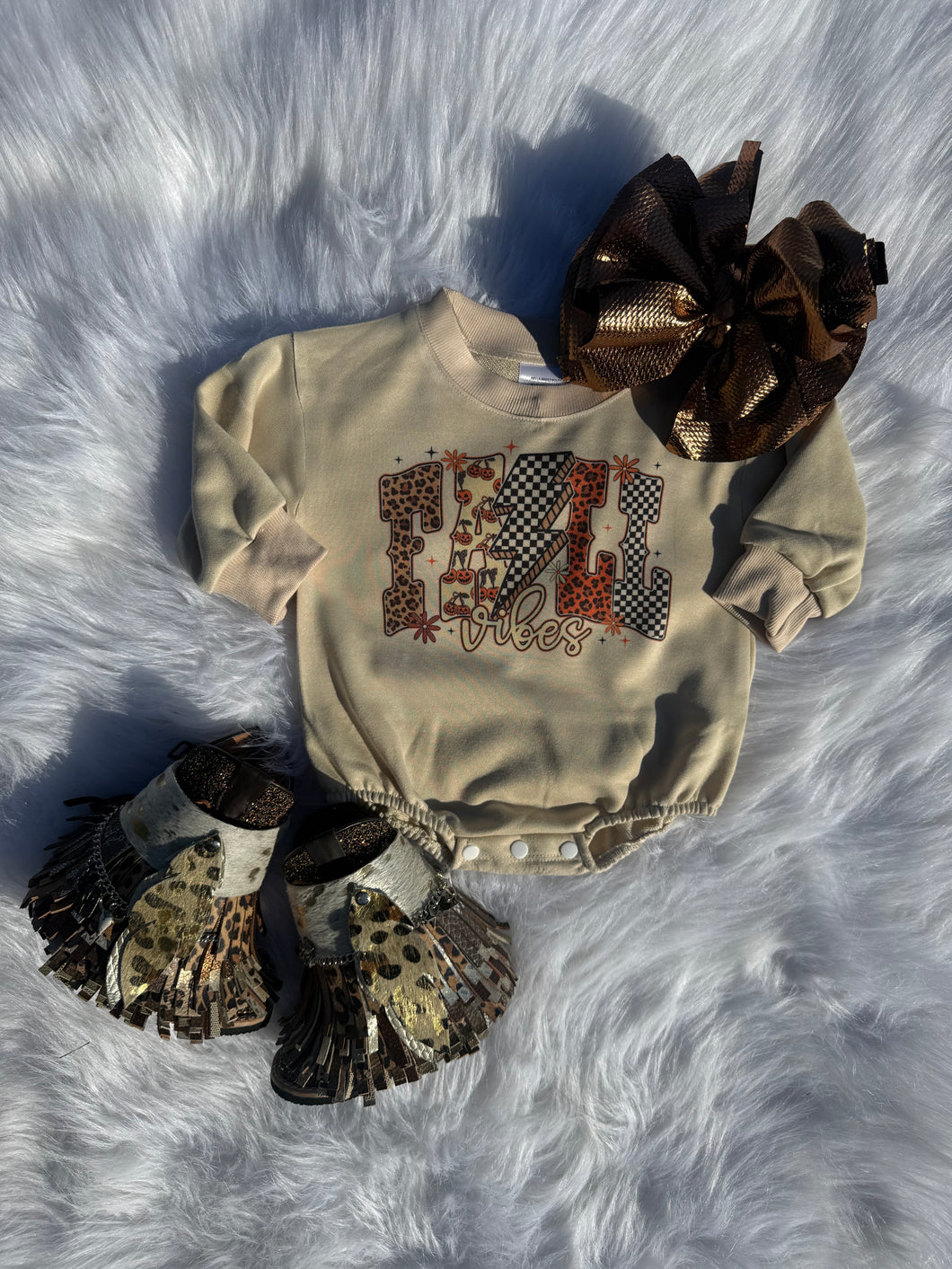 Fall Vibes Bubble Romper