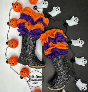 Halloween Boot Ruffle Socks