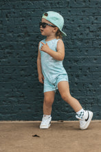 Load image into Gallery viewer, Mint Tie Dye Tank Top Romper
