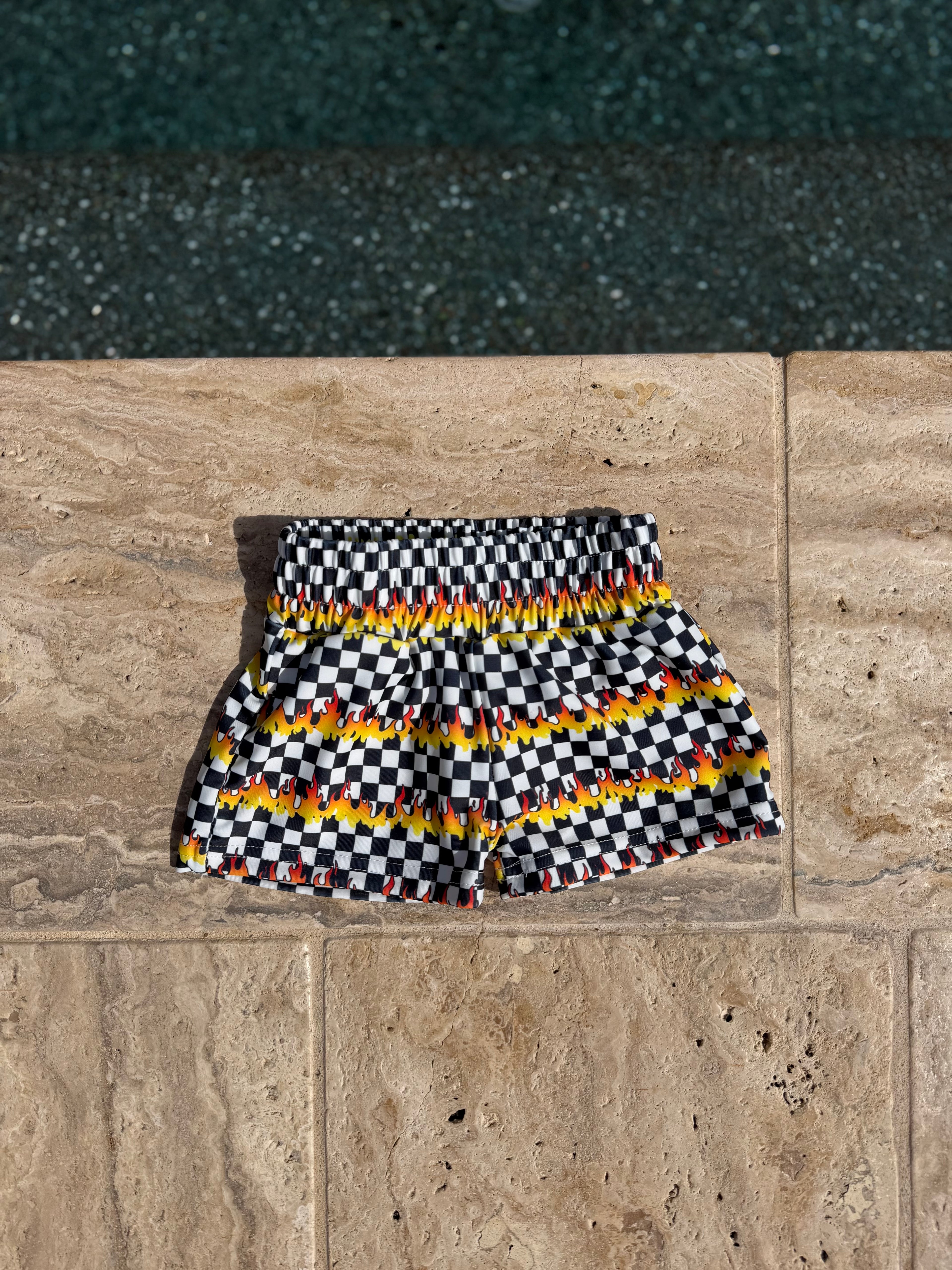 Fast Lane Dude Swim Trunks