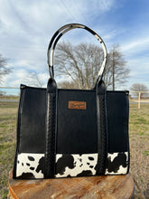 Load image into Gallery viewer, Cow Print Large Wrangler Bag (2 color options)
