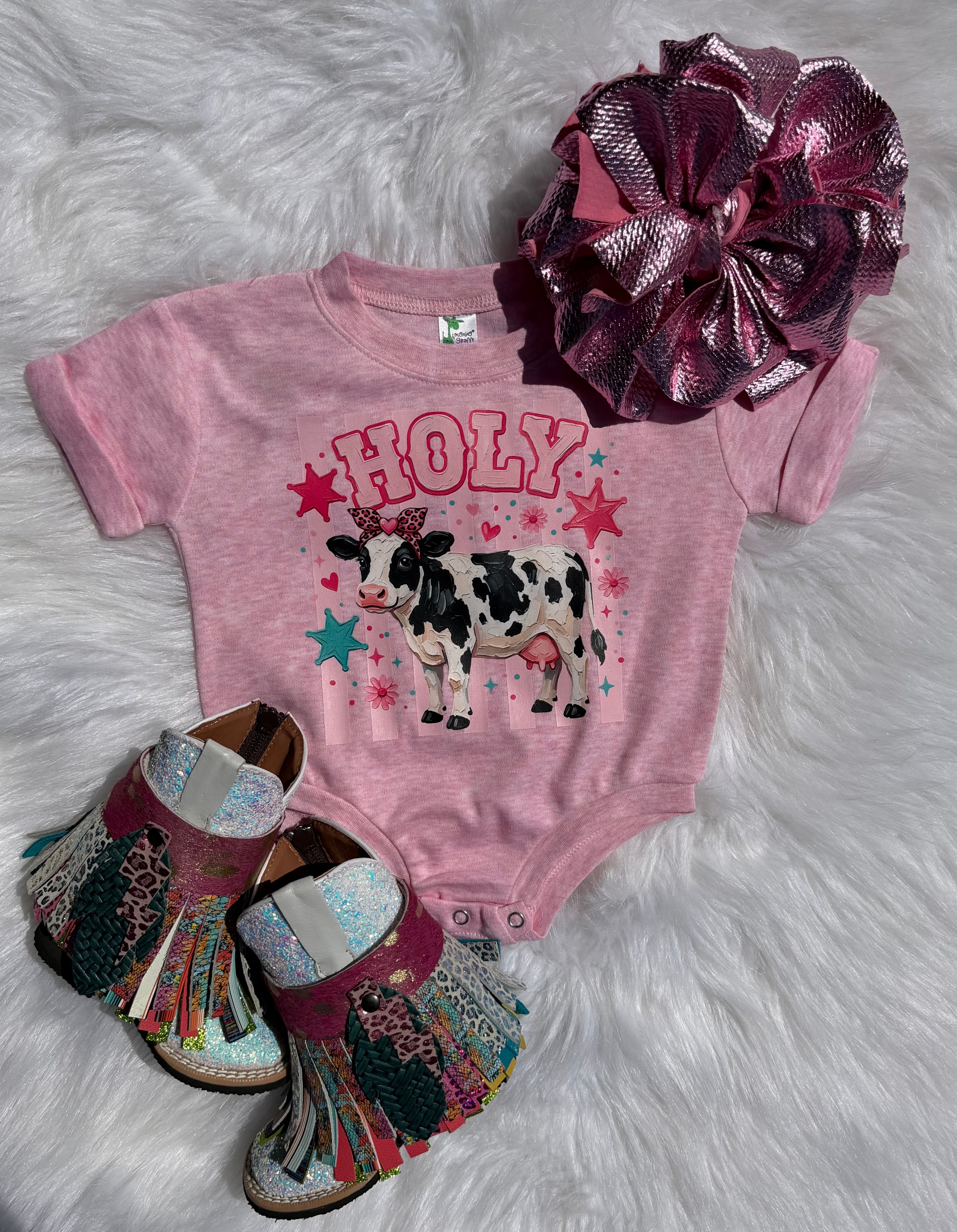 Holy Cow bubble romper