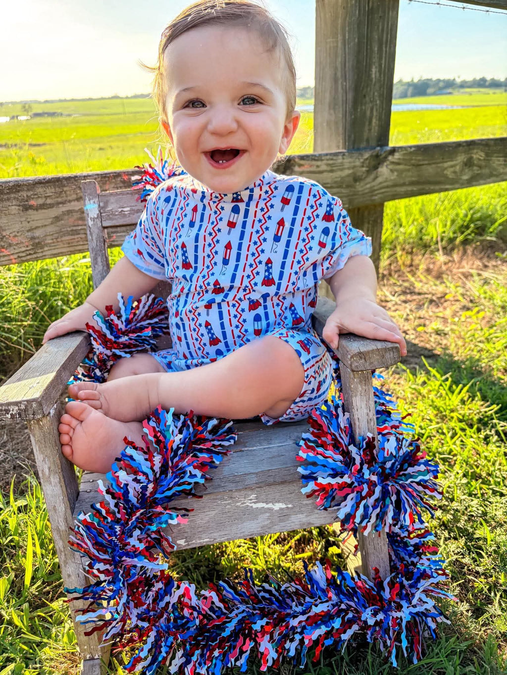 Red, White & Revved Up Romper