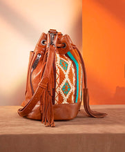 Load image into Gallery viewer, Aztec Wrangler Bucket Bag (Multiple Options)
