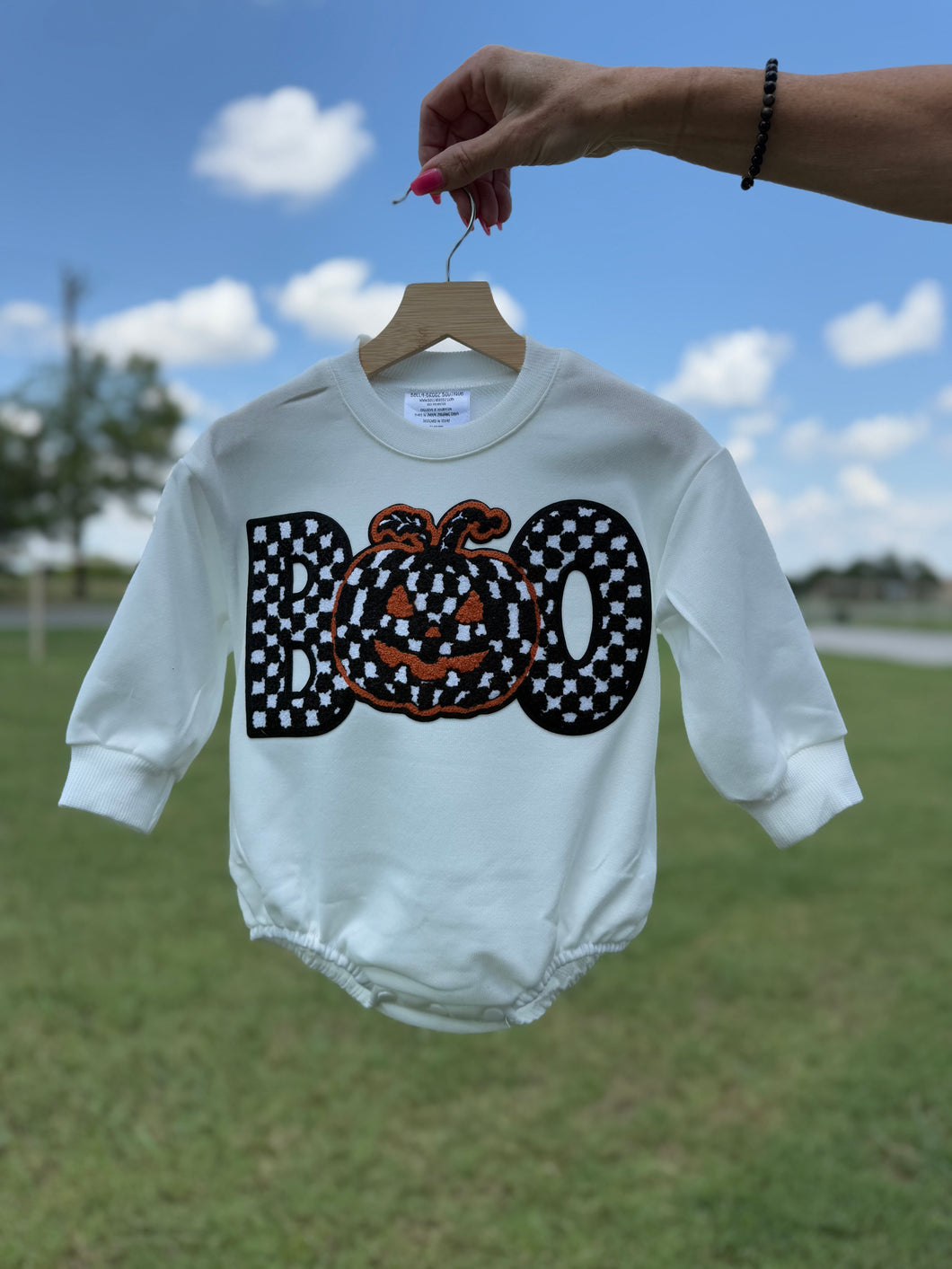 Boo Bubble Romper or Sweatshirt
