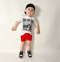 Load image into Gallery viewer, Red Bamboo Biker Shorts

