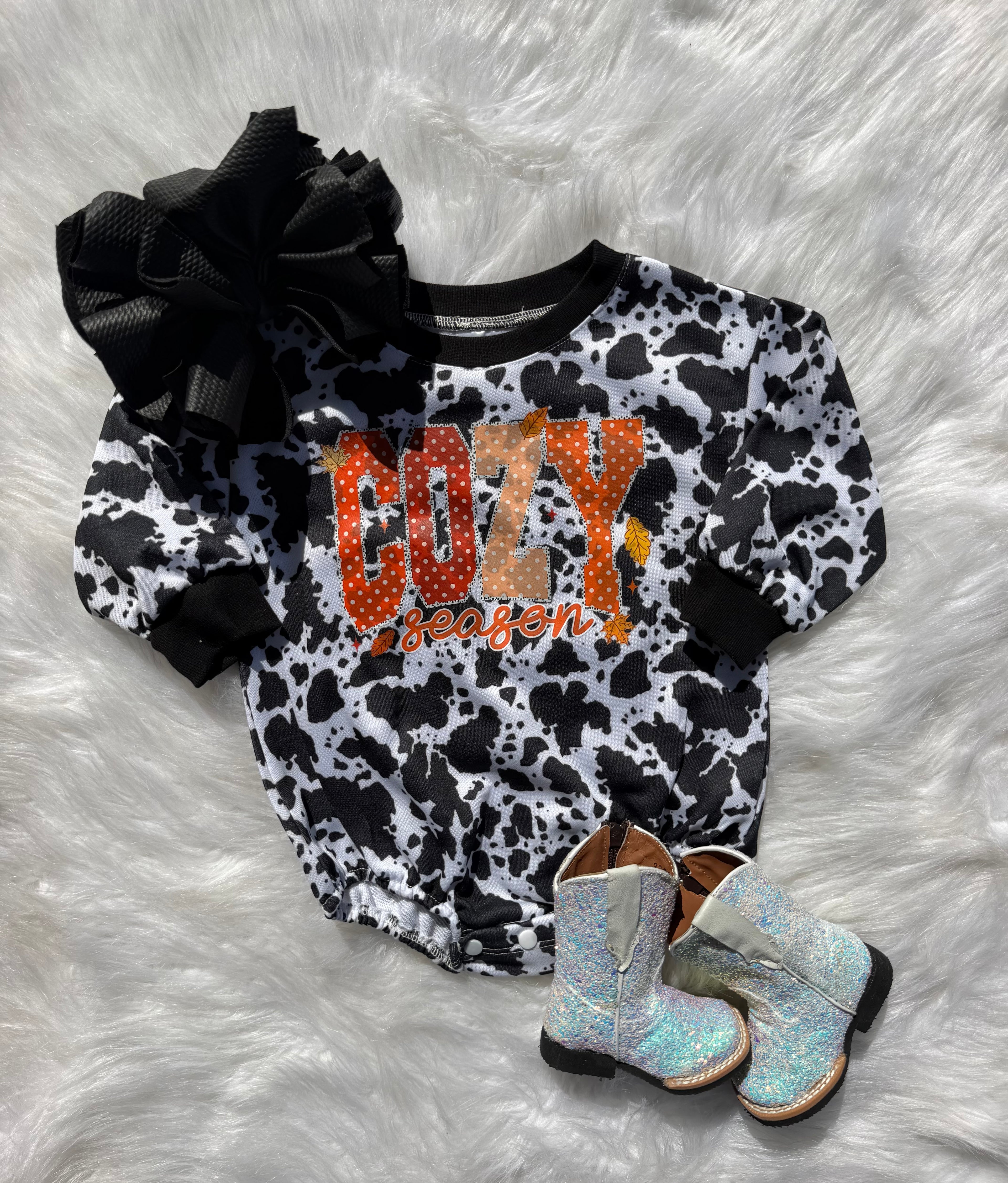 Cozy Season Bubble Romper