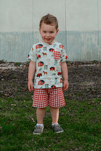 Muslin Farm Boys Set