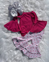 Load image into Gallery viewer, Cherry Loved Double Bell Bottoms
