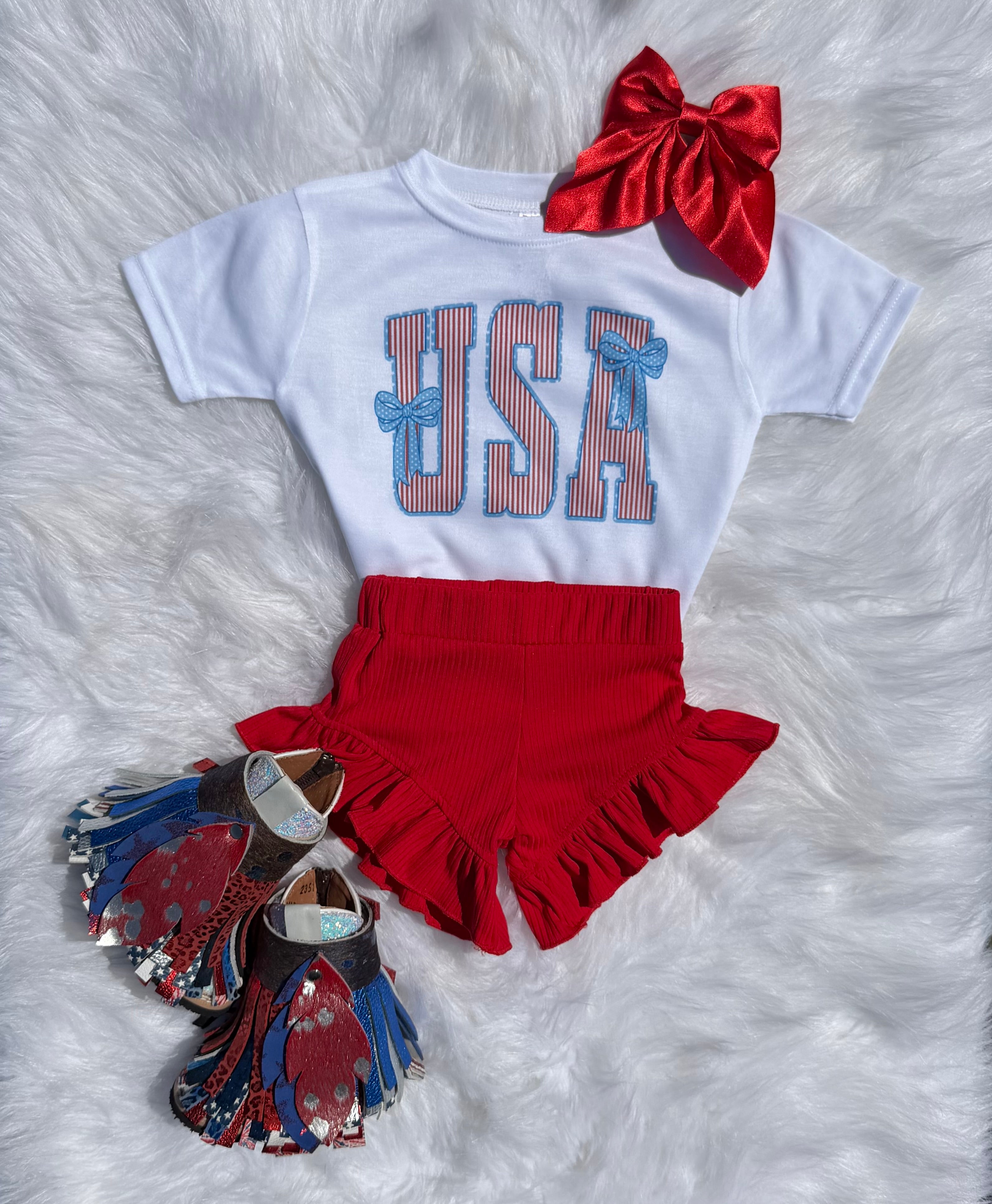 USA Striped T-Shirts & Onesies