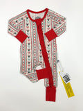 Newborn Candy Cane Christmas Bamboo Sleeper (FINAL SALE)