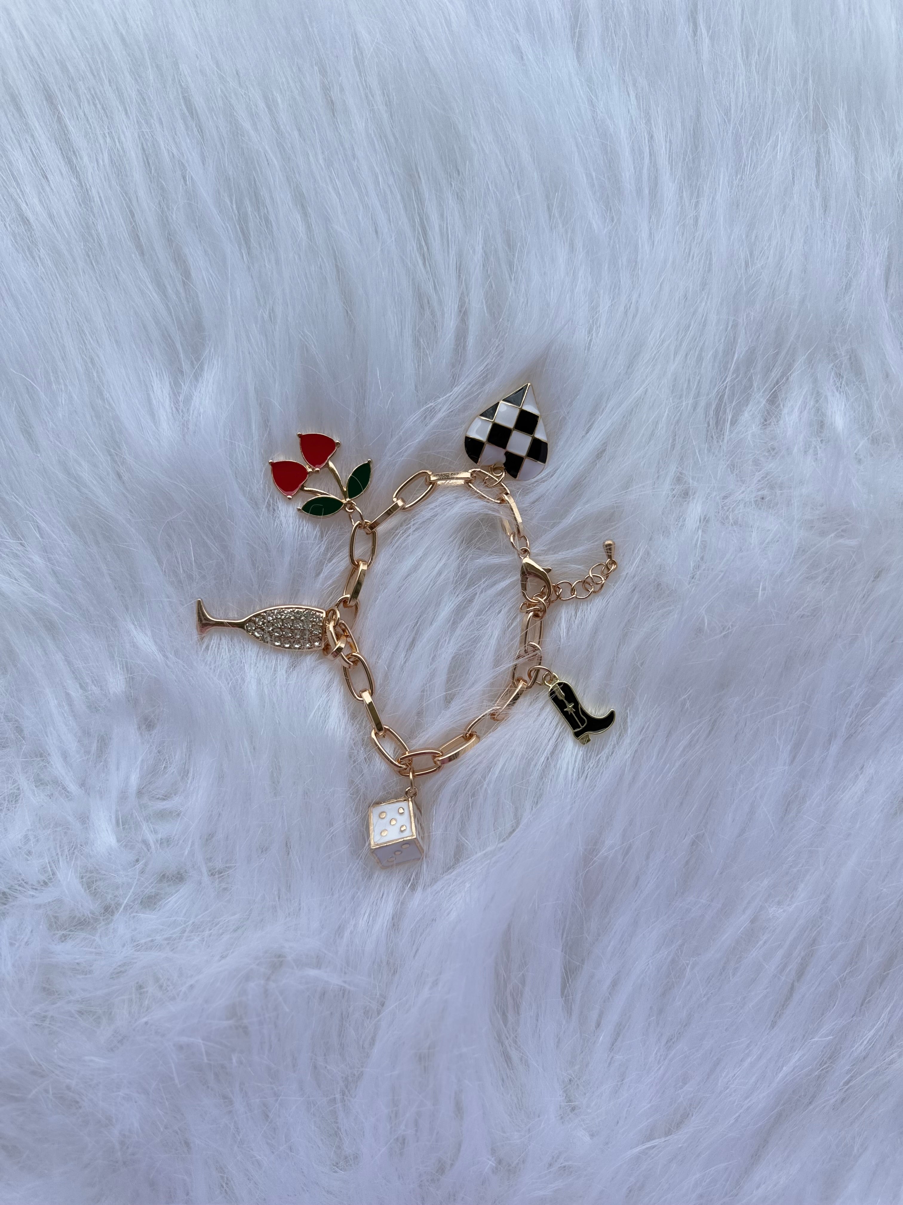 Luck & luxury charm bracelet (FINAL SALE)