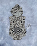 Daddy's Boy Hooded Romper