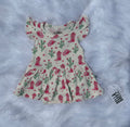 Coastal Cowgirl Ribbed Bamboo Skirted Romper