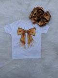 Brown Bow T-Shirts & Onesies