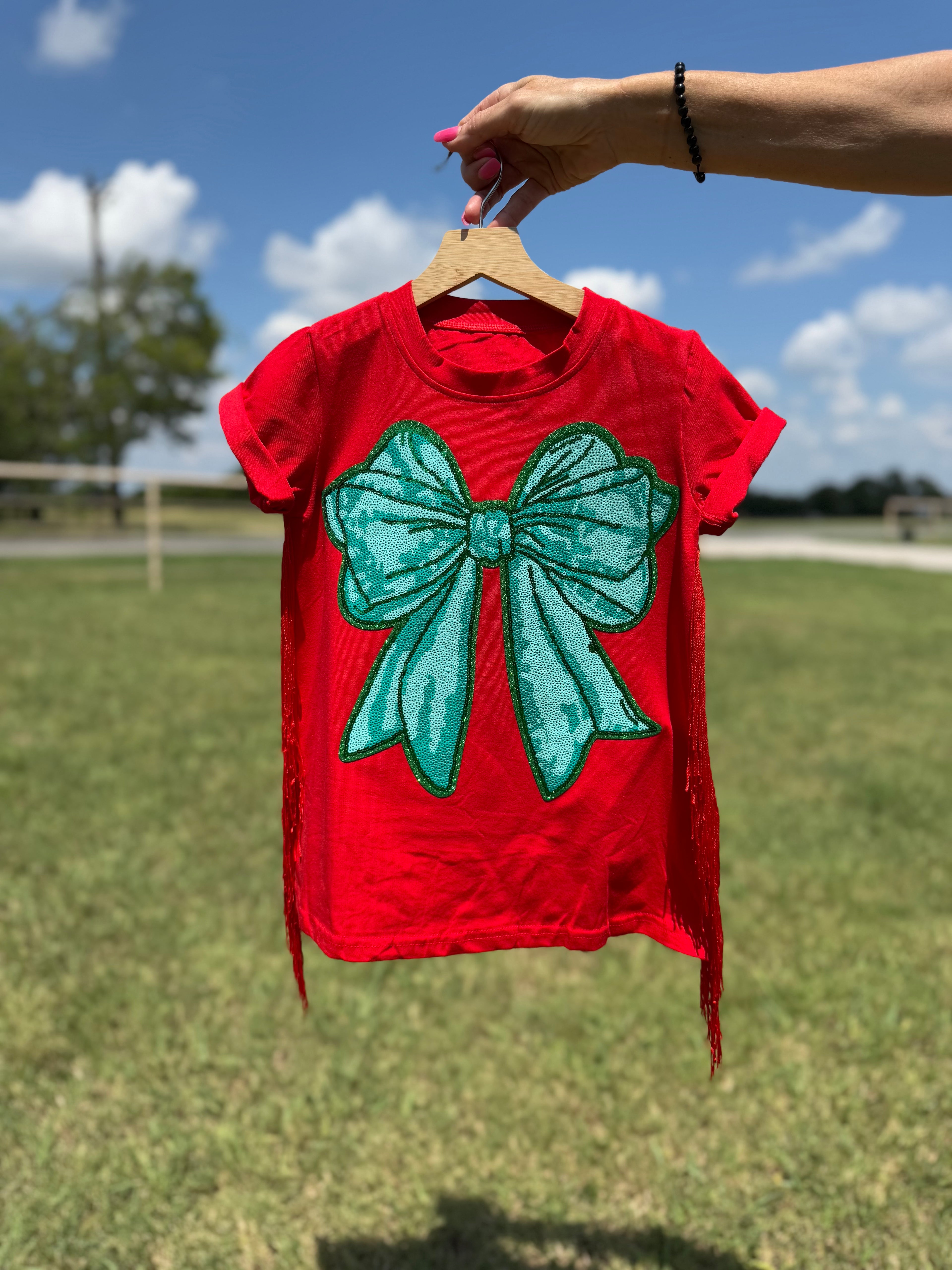 Holiday Glam T-Shirt Dress