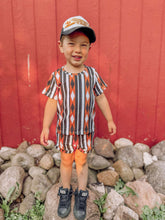 Load image into Gallery viewer, Brown Aztec Short Set
