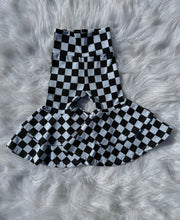 Load image into Gallery viewer, Checkered Double Bell Bottoms

