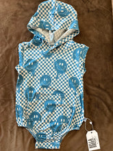 Load image into Gallery viewer, Blue Smiles Bamboo Romper
