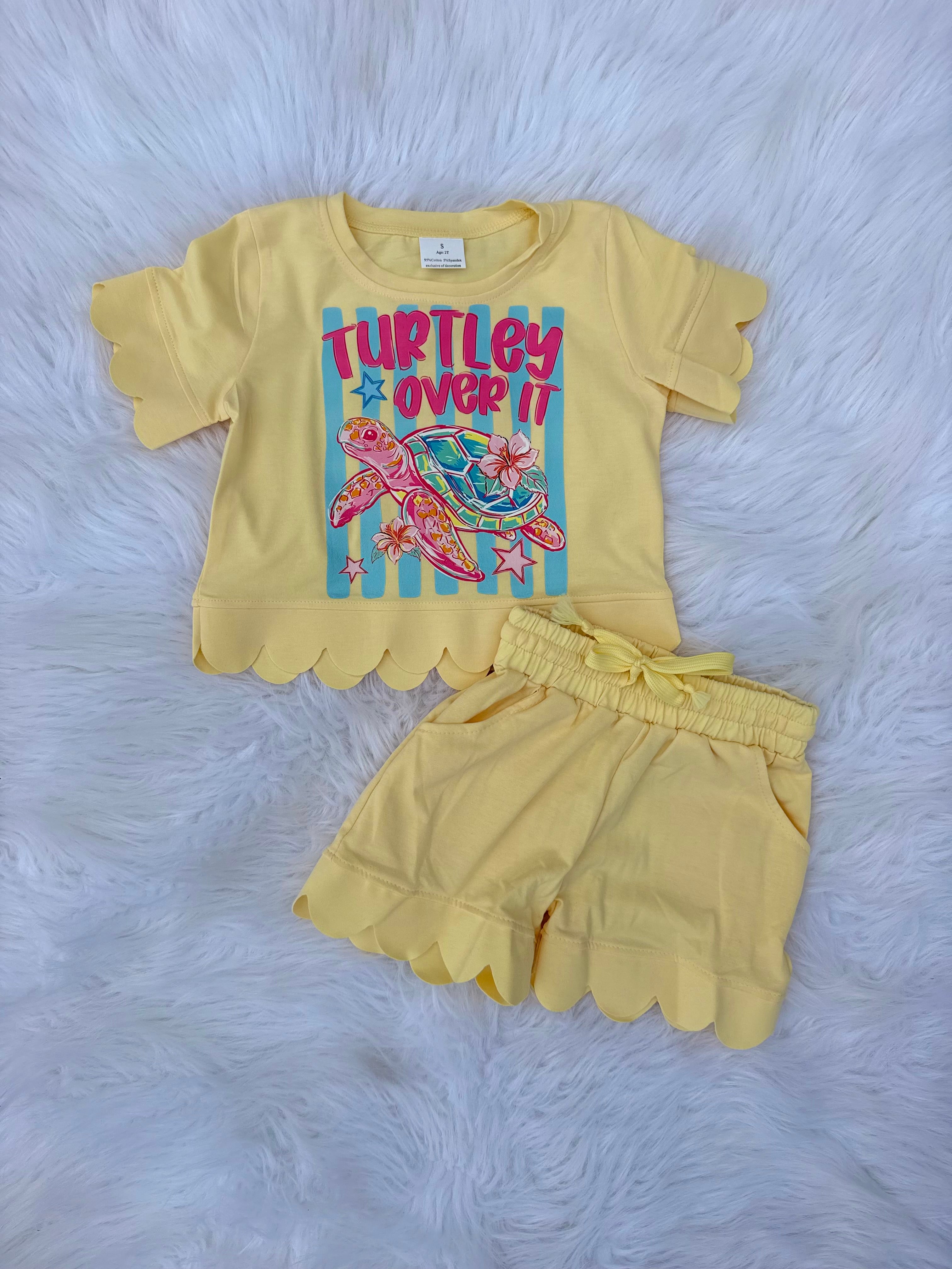 Turtely Over It Scalloped Set