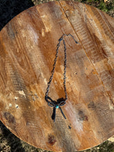 Load image into Gallery viewer, Turquoise Stone Beaded Bow Necklace
