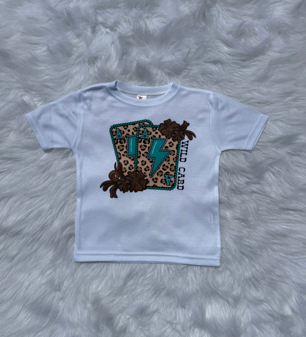 Cheetah Cards bodysuit/tee