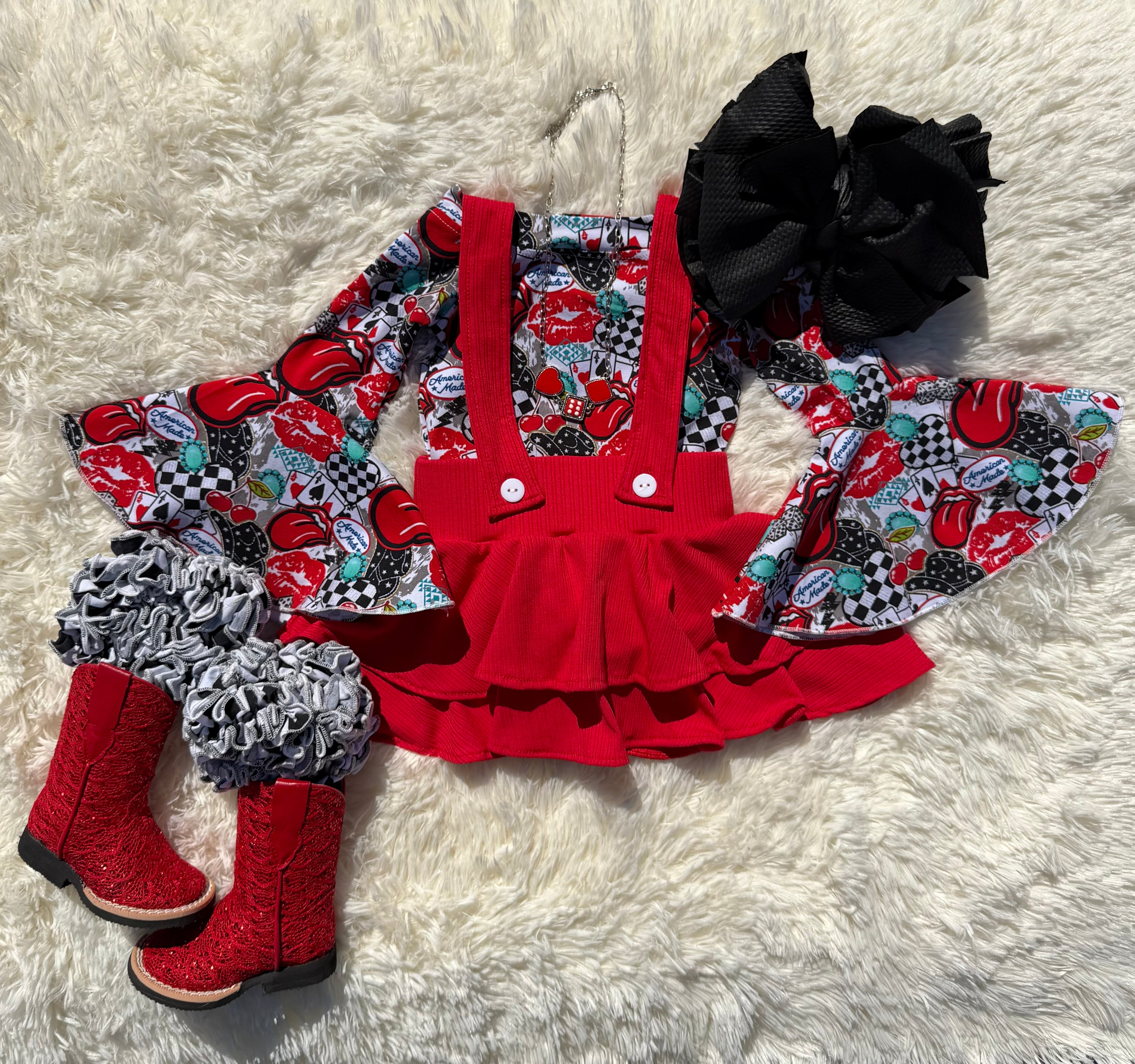 American Made Bell Sleeve Leo/Top